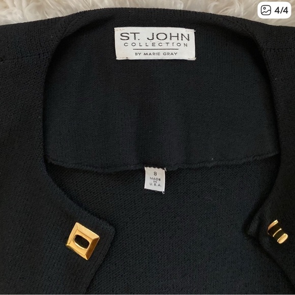 St. John Jacket with Gold Accents - Picture 7 of 9